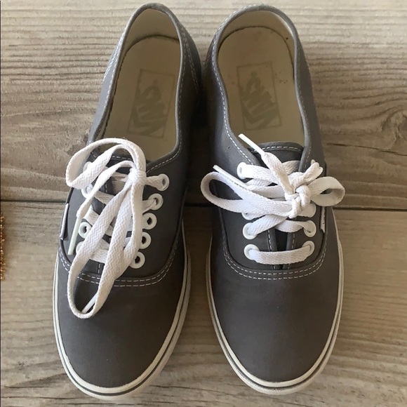 Vans Shoes - EUC Vans grey & white sneakers 6.5